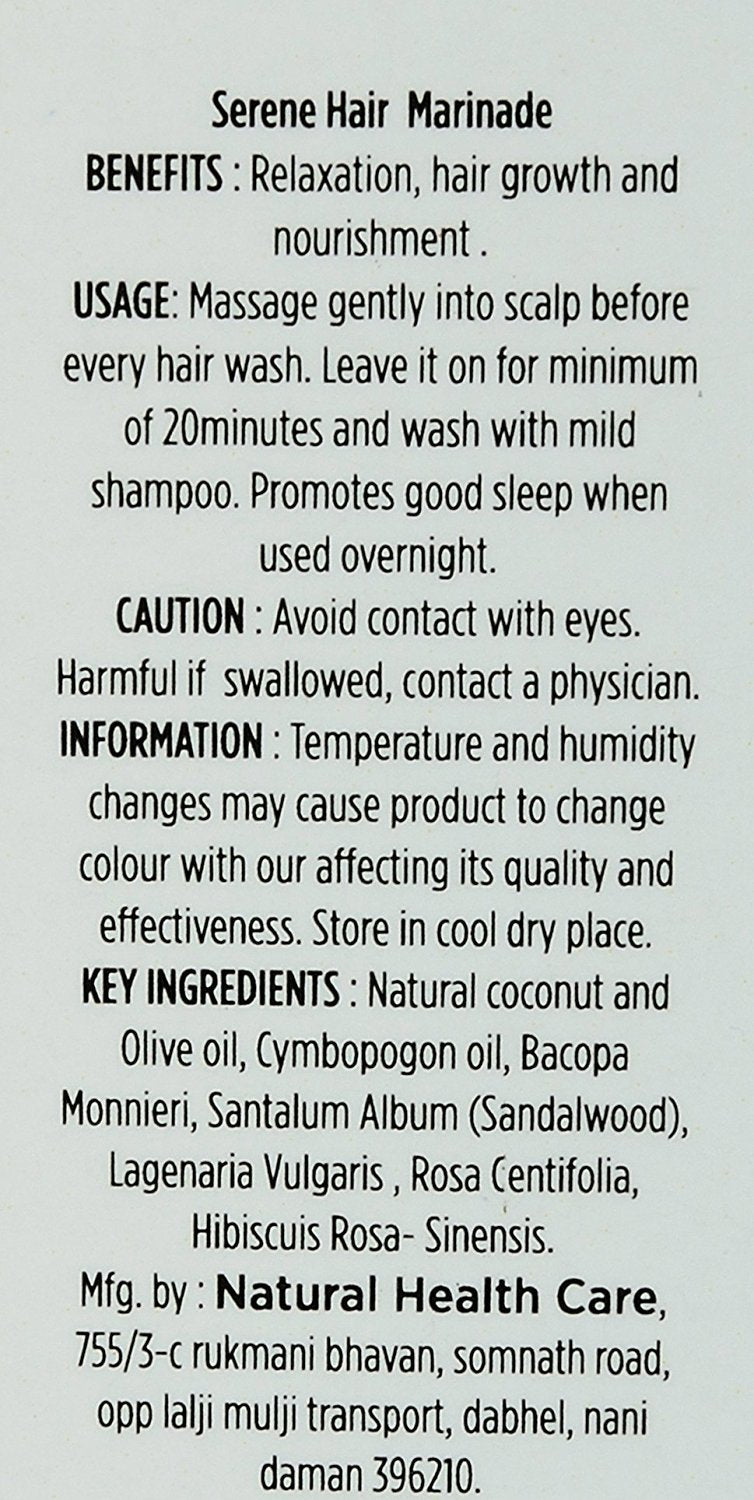 The Hair Kitchen's Serene Hair Marinade Oil, 100 ml